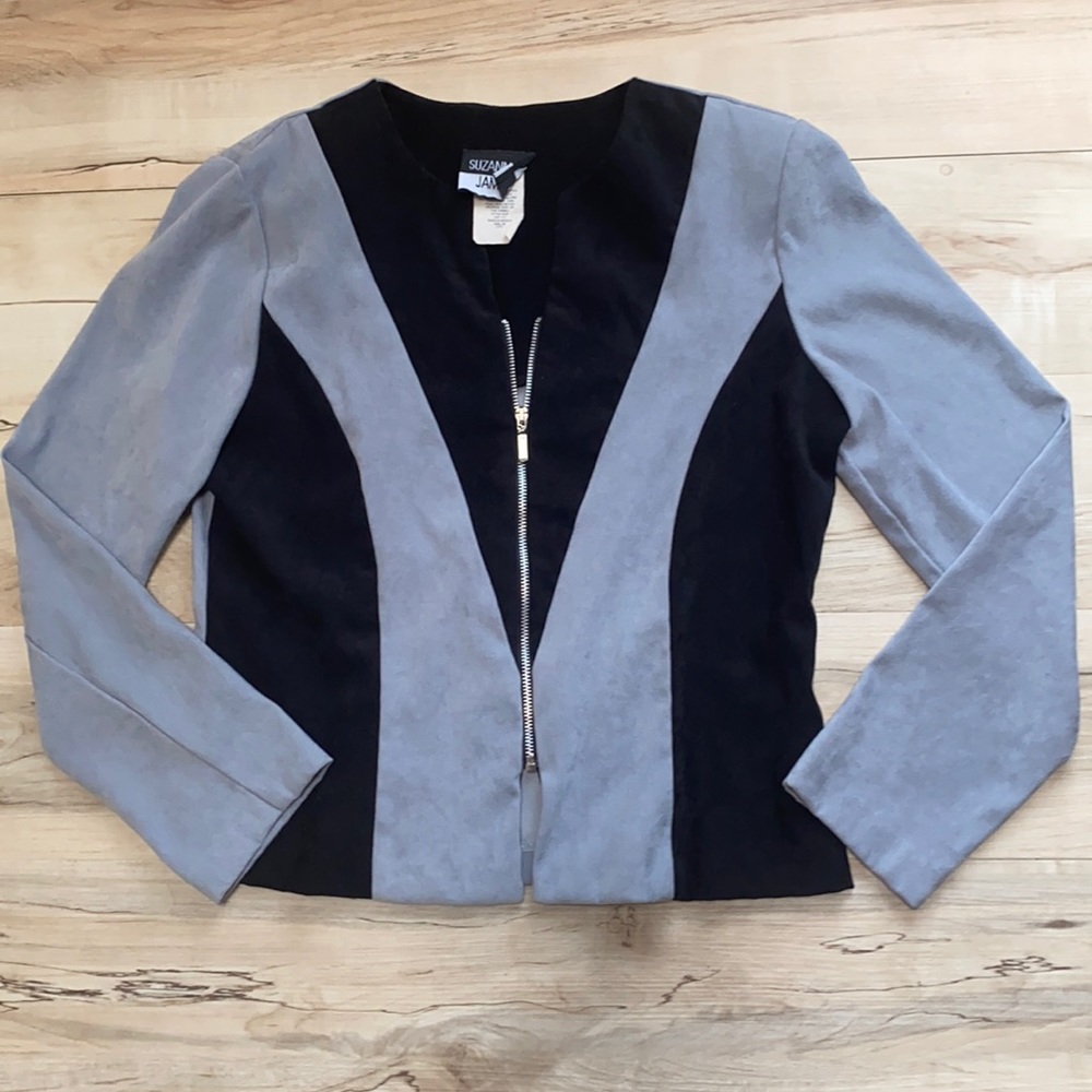 Vintage Suzannah James S Grey and Black Jacket